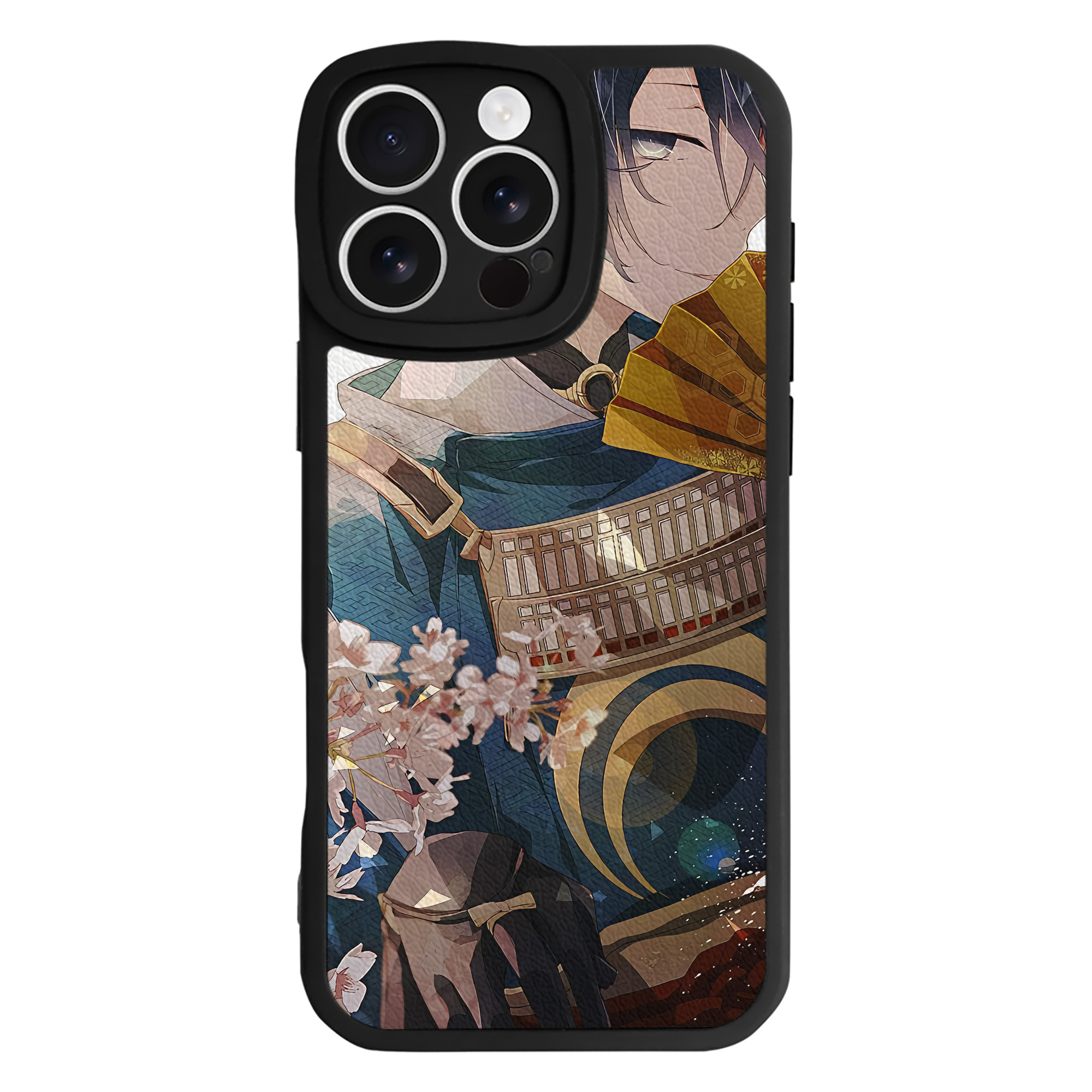 （画像用） 刀剣乱舞 Touken Ranbu 【iPhone 16シリーズ対応】シリコンスマホケース（レザー調） 材質：シリコン